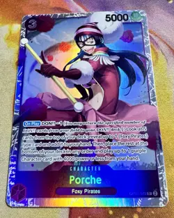 Porche OP07-072 Secret Rare HOLO 500 Years in the Future One Piece TCG 2024 MINT - Image 3