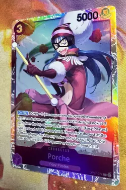 Porche OP07-072 Secret Rare HOLO 500 Years in the Future One Piece TCG 2024 MINT - Image 5