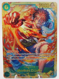 Monkey.D.Luffy (118) OP13-118 Secret Rare Carrying On His Will One Piece NM - Image 1