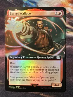 Barret Wallace - Extended Art FOIL - Final Fantasy #457 Uncommon, NM - Image 1