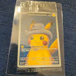 PIKACHU VAN GOGH WITH GREY FELT HAT SVP EN 085 PROMO POKEMON CARD-SEALED - Image 3