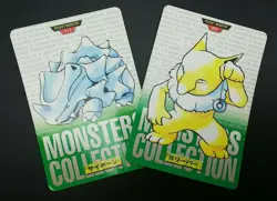 【2set】Pokemon Card Non-Holo Rhyhorn NO.111&Hypno NO.097 Carddass BANDAI - Image 1