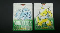 【2set】Pokemon Card Non-Holo Rhyhorn NO.111&Hypno NO.097 Carddass BANDAI - Image 2