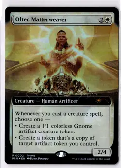 Oltec Matterweaver NM* FOIL EXTENDED PROMO Launch Party Event 0002 -UnltdCards - Image 1