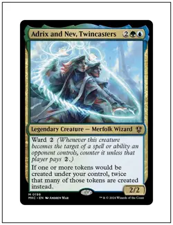 1x Adrix and Nev, Twincasters, Magic the Gathering MTG NM - Image 1