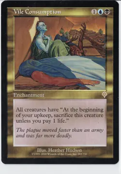 Vile Consumption - Invasion - Magic The Gathering - MTG - (D) - Image 1