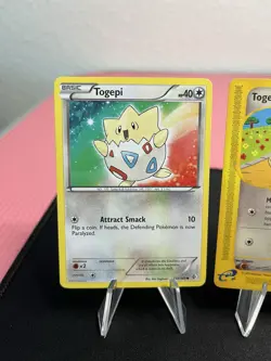 Togepi 114/147 Aquapolis Pokemon E-READER Card + 2 More Cards! - Image 3