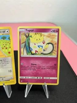 Togepi 114/147 Aquapolis Pokemon E-READER Card + 2 More Cards! - Image 4