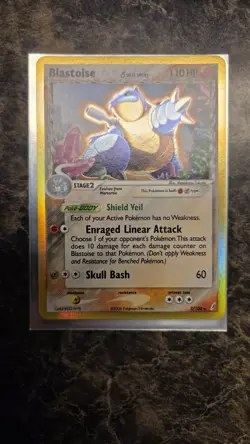 Pokemon TCG Blastoise Delta Holo Rare Card Crystal Guardians 2/100💦💦✨✨ - Image 1