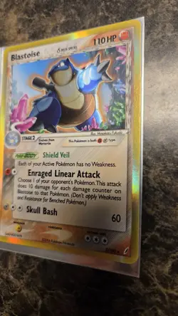 Pokemon TCG Blastoise Delta Holo Rare Card Crystal Guardians 2/100💦💦✨✨ - Image 4