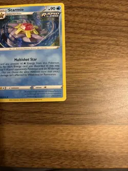 Pokemon TCG Fusion Strike Holo Rare Starmie Card - Image 2