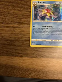 Pokemon TCG Fusion Strike Holo Rare Starmie Card - Image 3