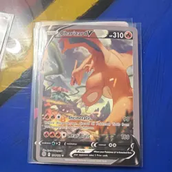 Pokemon Charizard V 017/172 Brilliant Stars Ultra Rare Holo HP 220 TCG Card - Image 1