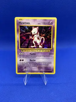 Mewtwo 51/108 Cracked Ice Holo Rare Evolutions LP Pokemon Card - Image 1
