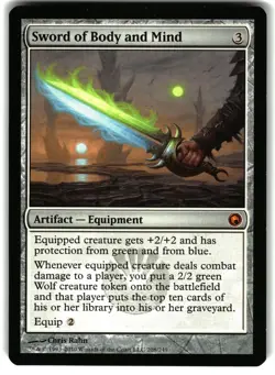 Sword of Body and Mind 208 Magic_the_gathering Scars of Mirrodin - Image 1