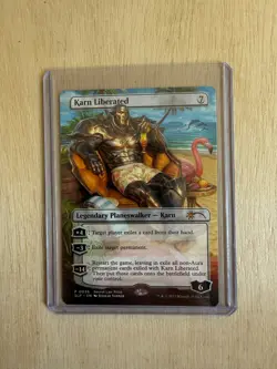 Karn Liberated - Secret Lair Prize Promo - P 0036 - Vacation Art - MTG - Image 1
