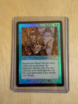 Intuition - Judge Promo FOIL - Reserved List - 2003 DCI - April Lee Art - MTG - Image 1