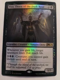 Vito, Thorn of the Dusk Rose *Foil* - M21 - NM - Magic The Gathering - MTG - Image 1