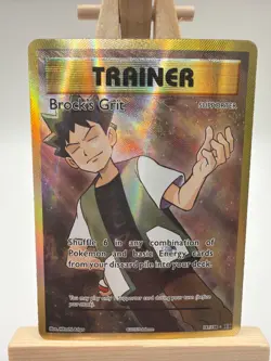 Brock's Grit - 107/108 - Full Art Rare Holo Evolutions - Pokemon Card - NM - Image 1