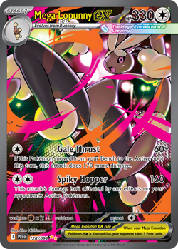 Mega Lopunny ex 128/094 Special Illustration Rare Phantasmal Flames Pokemon NM - Image 1