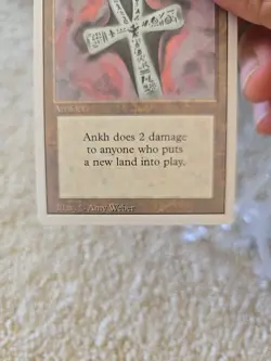 Magic the Gathering Ankh of Mishra Revised Edition - Image 2