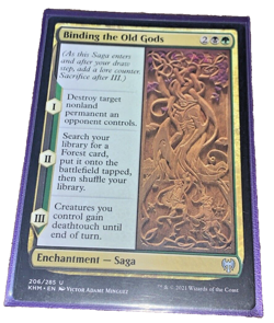 MTG Magic the Gathering Binding the Old Gods (206/551) Kaldheim NM+ - Image 1