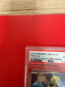 Pokemon 001/SV-P Pikachu Promo Scarlet Violet 2022 Pokemon PSA BGS GEM MINT - Image 3