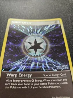Pokemon EX Unseen Forces Warp Energy Stamped Reverse Holo 100/115 NEAR MINT - Image 2