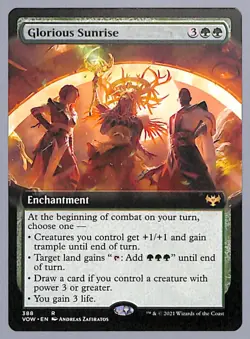Glorious Sunrise - Extended Art - 388 - Innistrad: Crimson Vow (VOW) MTG - Image 1