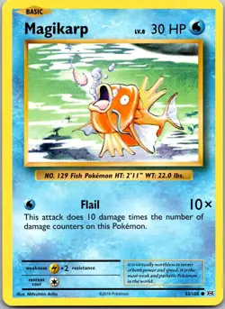 Magikarp 33/108 - XY - Evolutions Pokemon Common LP - Image 1