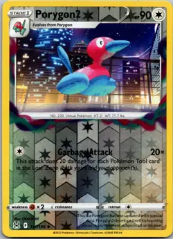 Porygon2 141/196 - SWSH11: Lost Origin Pokemon NM Reverse Holo - Image 1