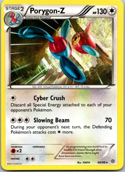 Porygon-Z (66) 66/98 - XY - Ancient Origins Rare Pokemon TCG NM - Image 1