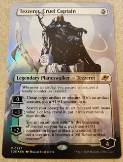 Tezzeret, Cruel Captain - #287 Foil (Borderless) Edge of Eternities - Mtg - Image 1