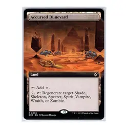 Accursed Duneyard #36 Regular Extended Art Rare MTG 2025 CMD: Aetherdrift (DRC) - Image 1