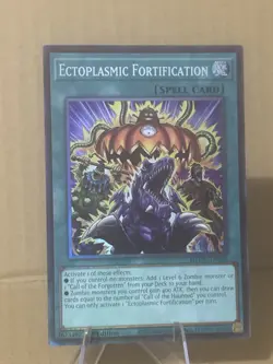 Yugioh Ectoplasmic Fortification MZMU-EN008 1st Edition Collector’s Rare Mint - Image 1