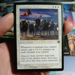 1x Cathars' Crusade -- Retro Frame NM-Mint, English Innistrad Remastered MTG Mag - Image 1