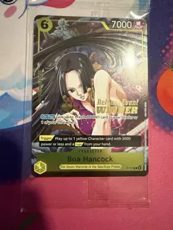 One Piece Boa Hancock Pre Release Event Winner P-115 Sealed Holo Stamp Op-15 - Image 1
