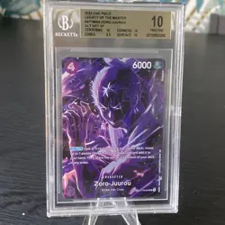 2025 One Piece Zoro-Juurou ST18-004 Alt Art SP BGS 10 Pristine Zoro ** - Image 1
