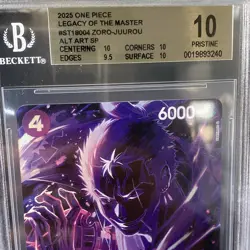 2025 One Piece Zoro-Juurou ST18-004 Alt Art SP BGS 10 Pristine Zoro ** - Image 4