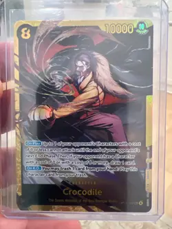 Crocodile One Piece OP14-120 Secret Rare The Seven Warlords 8 Cost 10000 Power - Image 2