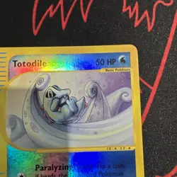 Totodile 135/165 Expedition Base Set Reverse Holo Near Mint! - Image 5