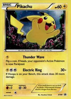 Pikachu (Collector Chest) #XY89 XY Promos Lightly played - Pokemon Card - Image 1
