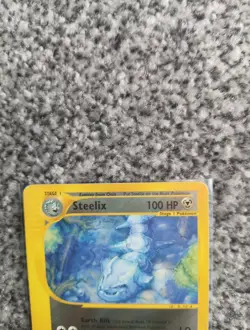 Pokemon TCG Steelix 35/147 Rare Card Aquapolis Non Holo E Series WOTC - Image 2