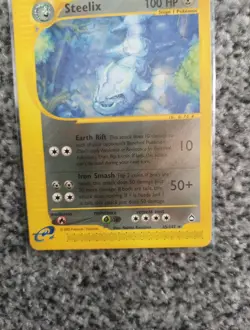 Pokemon TCG Steelix 35/147 Rare Card Aquapolis Non Holo E Series WOTC - Image 3