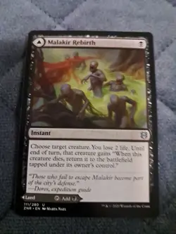 Malakir Rebirth Zendikar Rising Regular Card Magic the Gathering 111 NM - Image 1