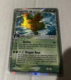 Pokemon Dragonite EX Ultra Rare Holo EX Delta Species 91/101 150 HP Card - Image 2