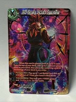 Dragon Ball Super Card Game SS4 Gogeta, Power's Connection Dawn of the Z-Legends - Image 1