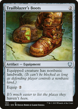 Trailblazer's Boots [Phyrexia: All Will Be One Commander] Near Mint - Image 1