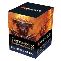 MTG LOTR Sauron V2 Deck Box Magic The Gathering Ultra Pro Lord of the Rings - Image 1