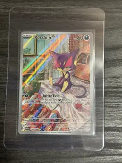 Pokemon TCG Purrloin Card 136/086 Illustration Rare, Sv: White Flare - Image 1